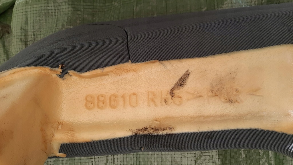 фото №7, Обшивка спинка сидіння задня важіль nissan primera p12