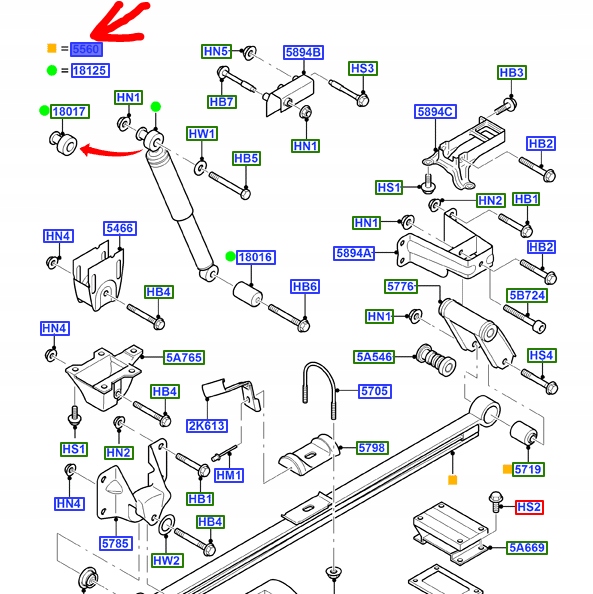 фото №1, Ресора задній ford transit mk6 2006-14 оригінальний номер
