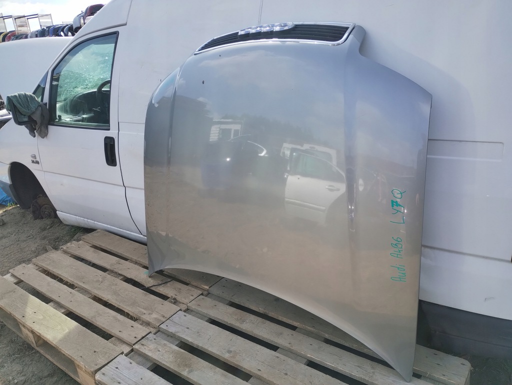 фото №4, Audi a4 b6 капот решітка радіатора решітка радіатора ly7q