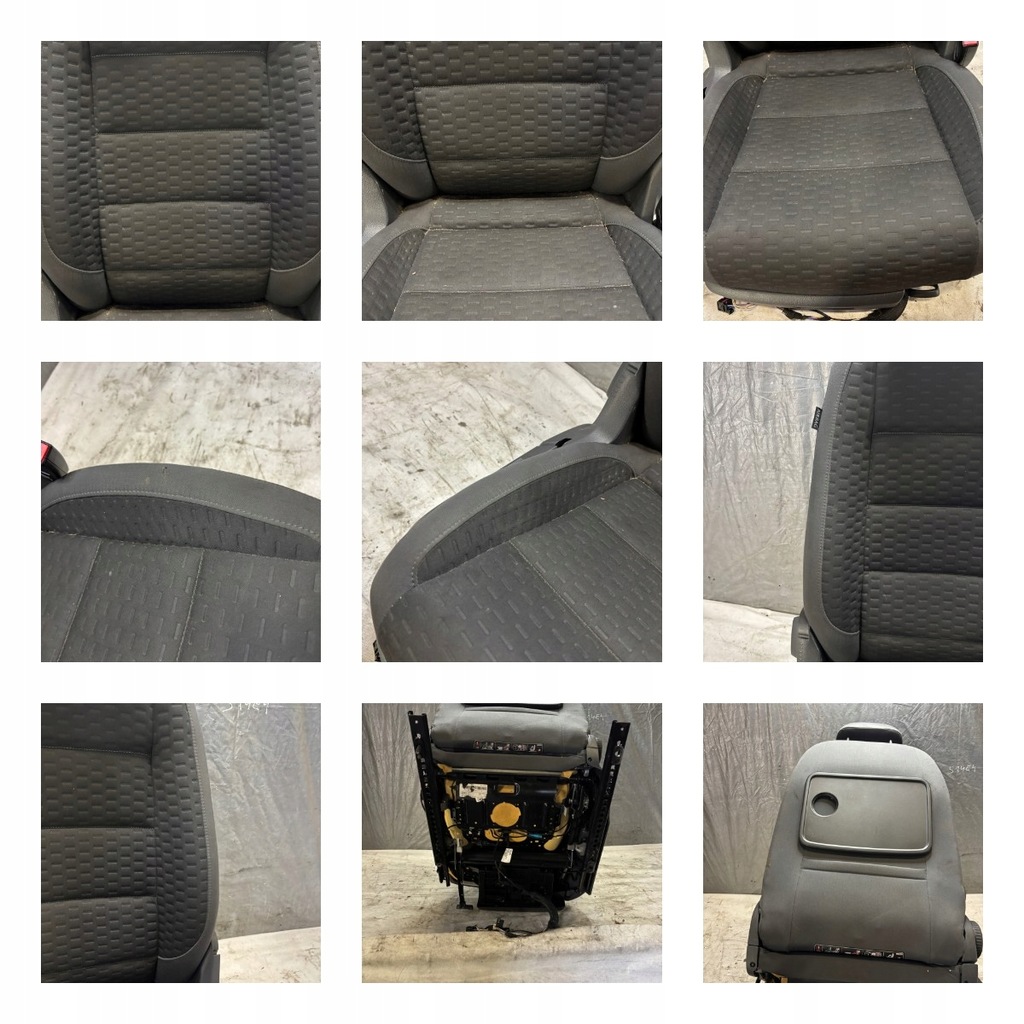 фото №7, Сиденья передние заднее сиденье задняя сиденья trzeci ряд volkswagen touran i lift