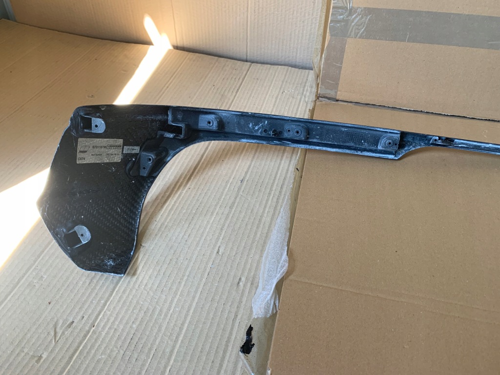 Новый org диффузор накладка бампера карбон maserati levante trofeo 670118795 Киев