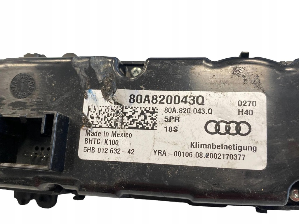 фото №8, 80a820043q audi q5 панель кондиціонера