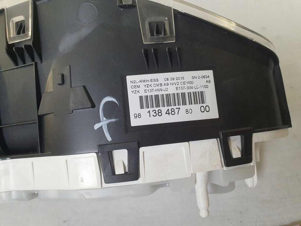 фото №5, Лічильник приладова панель peugeot оригінальний номер 9813848780