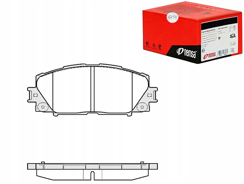 Купити Remsa гальмівні колодки гальмівні lexus ct 200h zwa10_ zwa