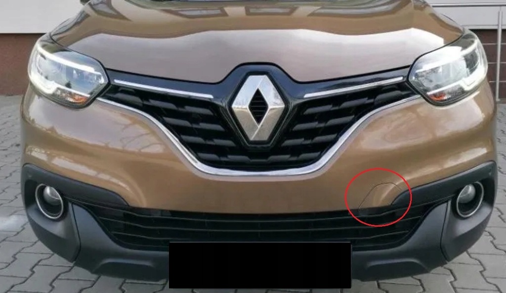 фото №13, Renault kadjar przed lift 2015-2018 заглушка фаркоп перед оригінал