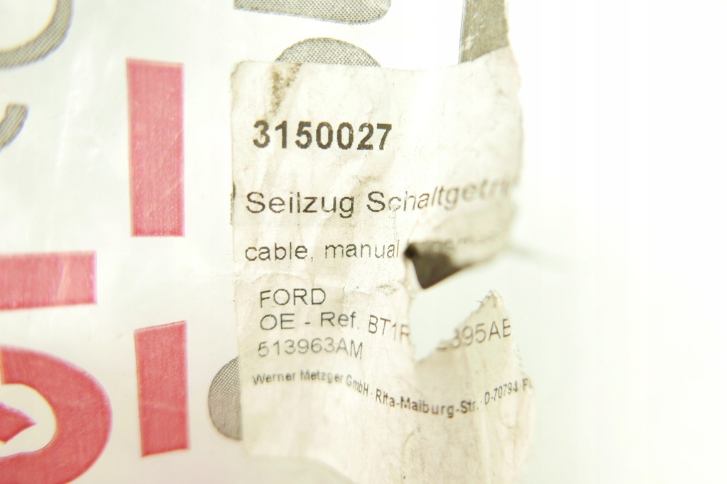 фото №9, Тросы переключения передач ford transit connect 1,8 02-