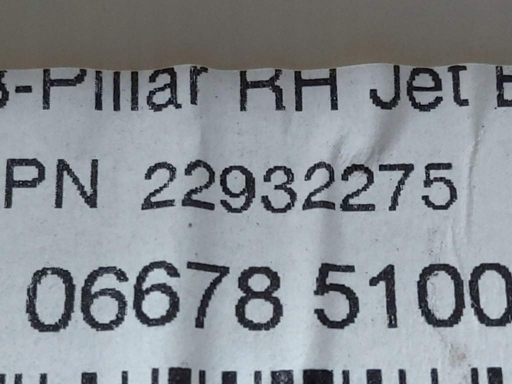 Захист стійка b верхній права сторона cadillac xts 23216636 Ціна