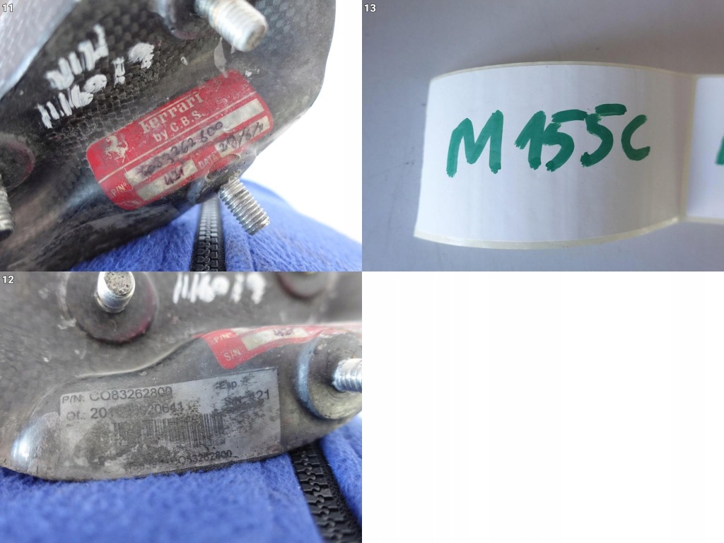 Ferrari 458 italia f142 карбон спойлер молдинг решётка радиатора левый w бампер перед Оригинал