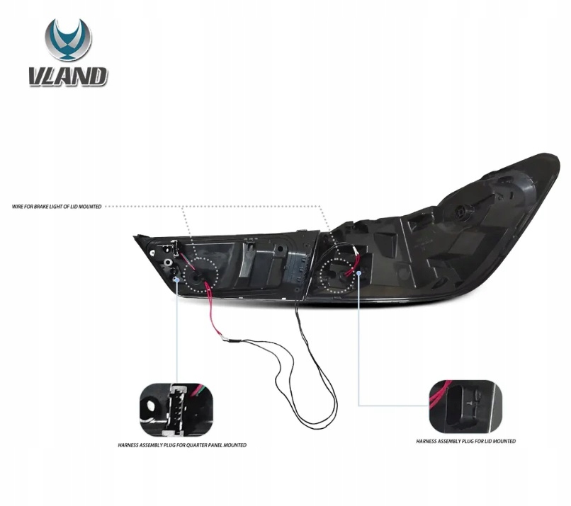 фото №9, Лампи задня ne kpl vland full led neon oled тюнінг bmw 3 g20 g80 2019-2024