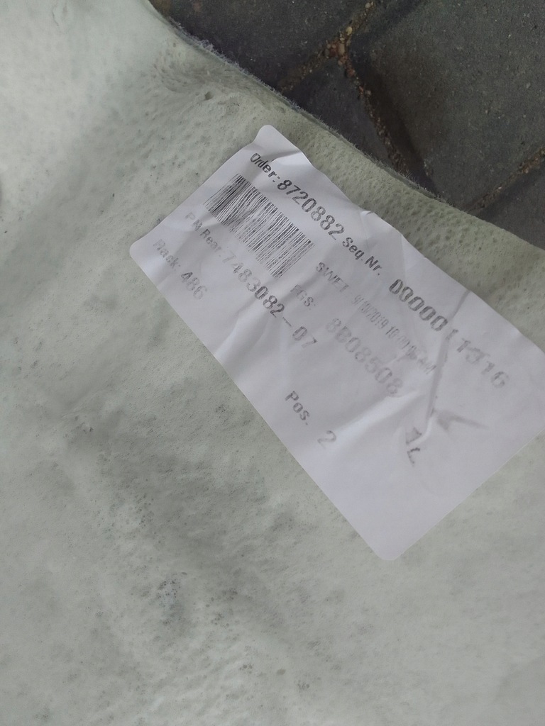 фото №8, Bmw 3 g20 vii 18- обшивка коврик задняя 7483082 usa