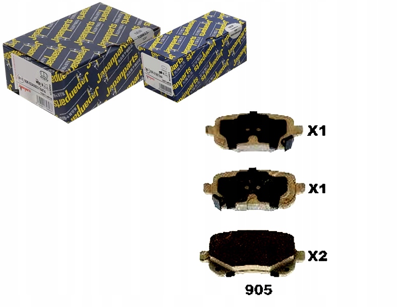 фото №1, Тормозные колодки тормозные chrysler задняя grand voyager 2,8 cr