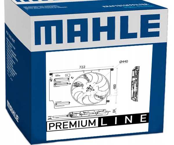 фото №1, Вентилятор радиатора mahle do bmw 2 225 xe