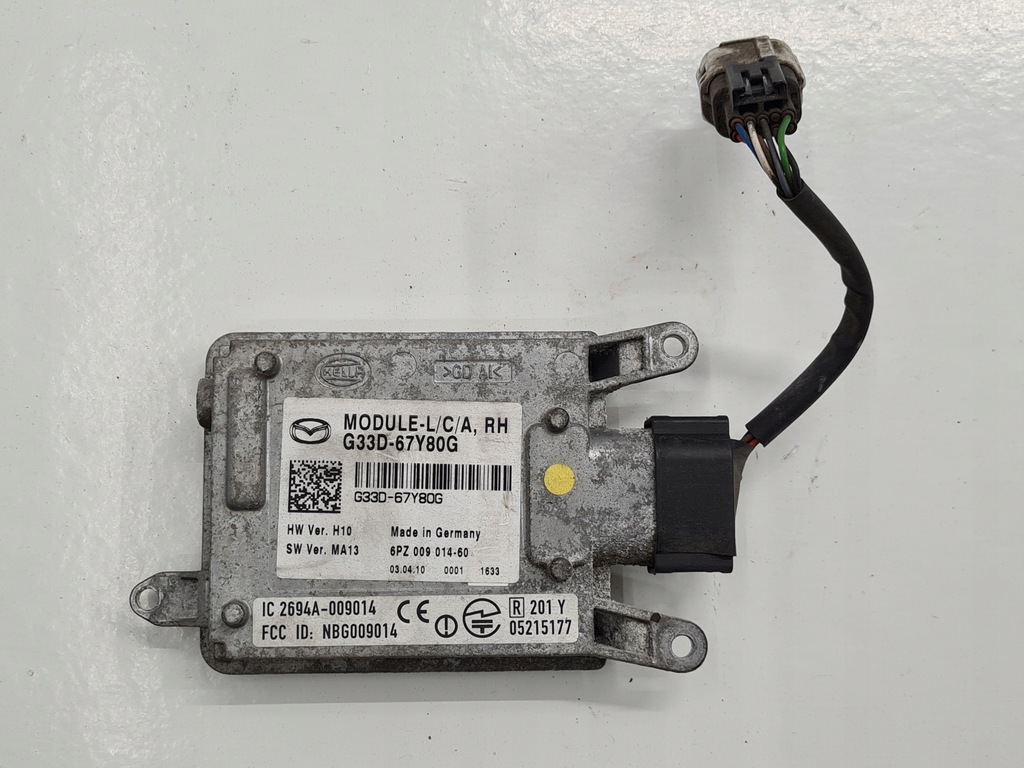 фото №1, Mazda 6 gh модуль світла правий g33d-67y80g