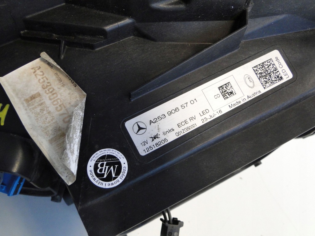 фото №14, Mercedes glc 253 x253 c253 przed liftem лампа ліва led ils поворотна