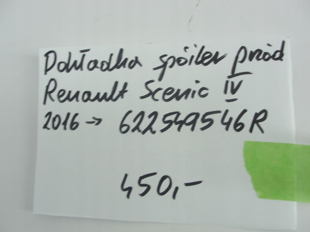 фото №11, Накладка dół решётка бампера перед renault scenic iv 2016- 622549546r