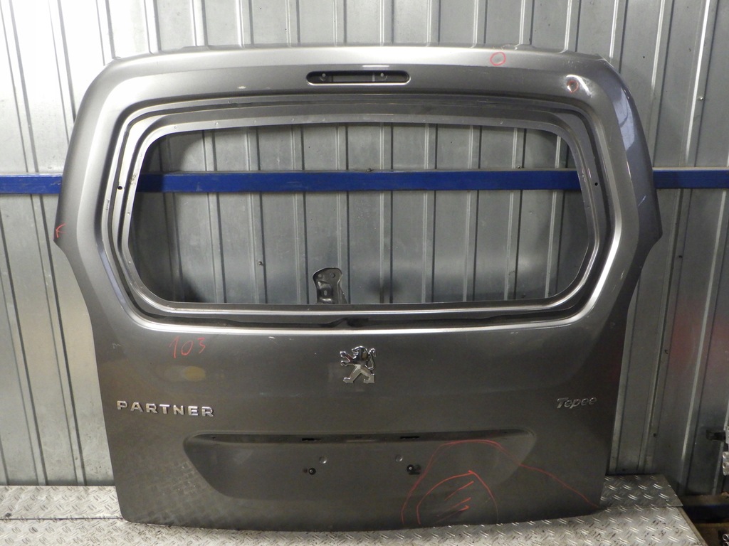 фото №1, Крышка багажника задняя багажника partner tepee