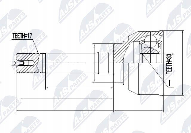 фото №8, Шарнір зовнішній npz-is-007 nty