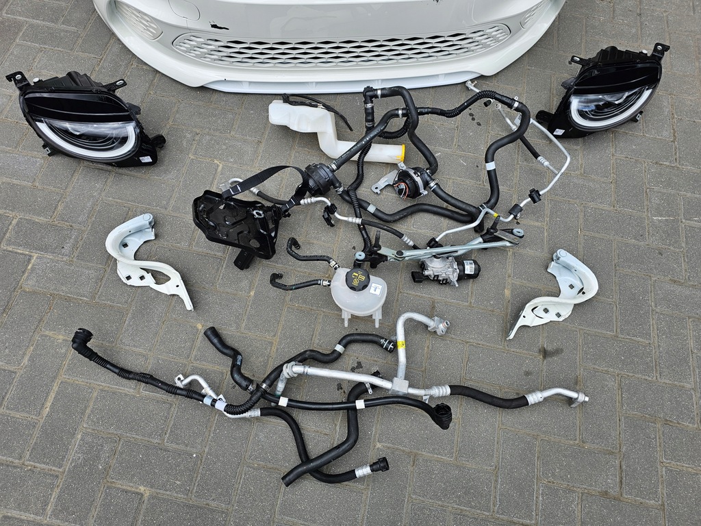 фото №7, Fiat 500e электрик abarth перед капот крыло бампер full led