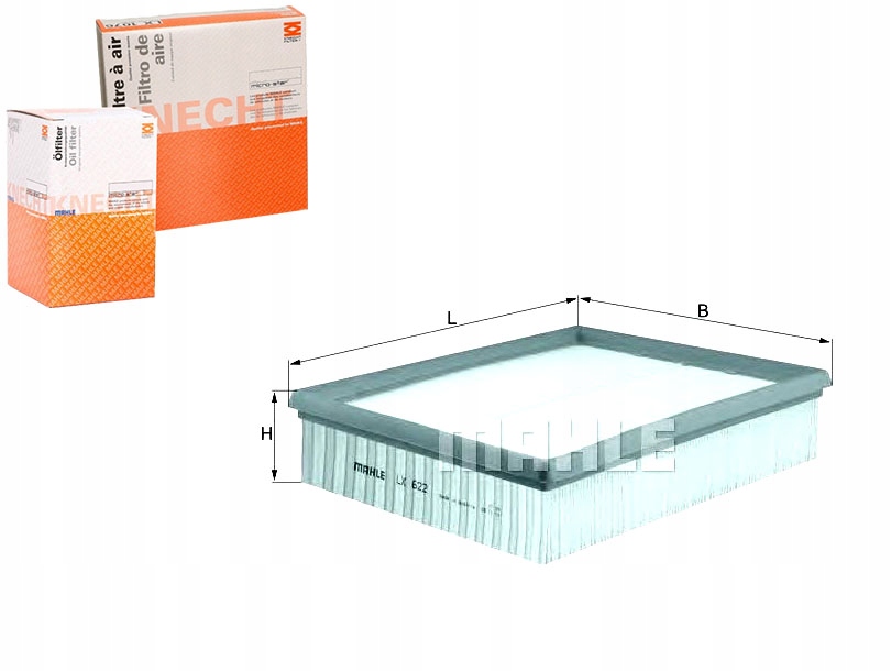 фото №14, Mahle lx622 фільтр повітря