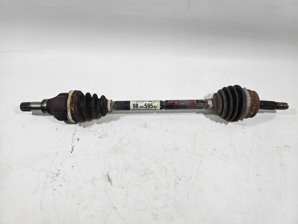 фото №1, Приводной вал левая короткий peugeot 208 i 1.4 e-hdi#1599