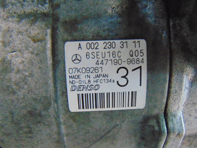 фото №3, Компресор кондиціонера mercedes glk x204 3.0 v6