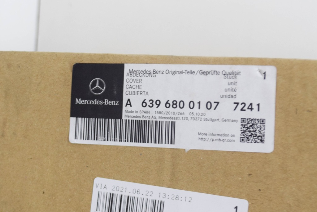 фото №7, Mb vito w639 панель индикаторов средняя верхний защита nowa оригинальная a63968