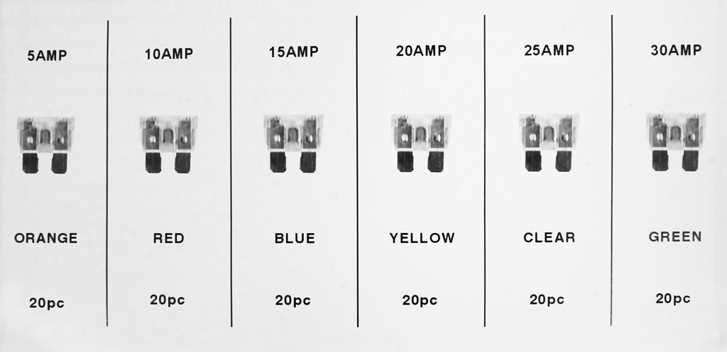 фото №7, Запобіжники автомобільні płytkowe набір запобіжників автомобільних 5-30a