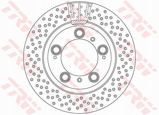 фото №3, Гальмівні диски гальмівні колодки задня trw porsche cayman