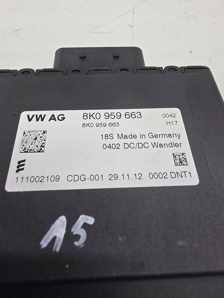 фото №5, Audi a5 sportback 8ta 2014 другое компьютеры / модули / блоки управления