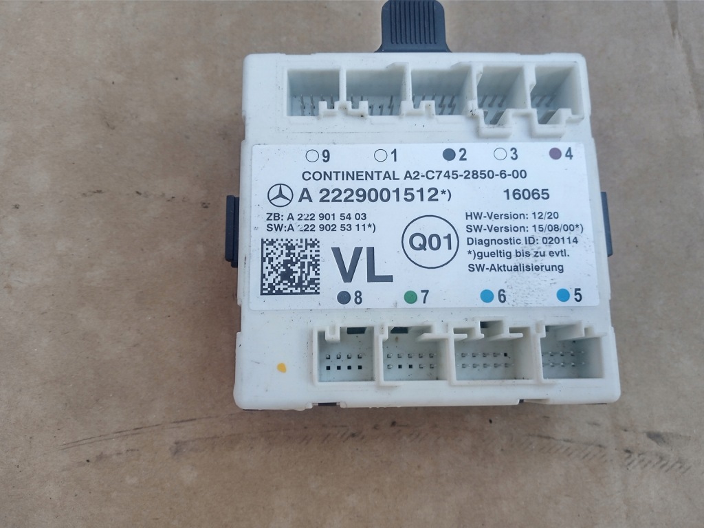 фото №1, Модуль блок управления дверь mercedes w205 a2229001512