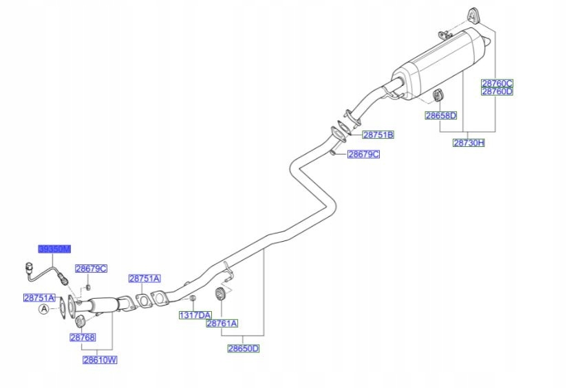 фото №11, Tucson i30 i40 kia sportage ceed датчик лямбда-зонд crdi