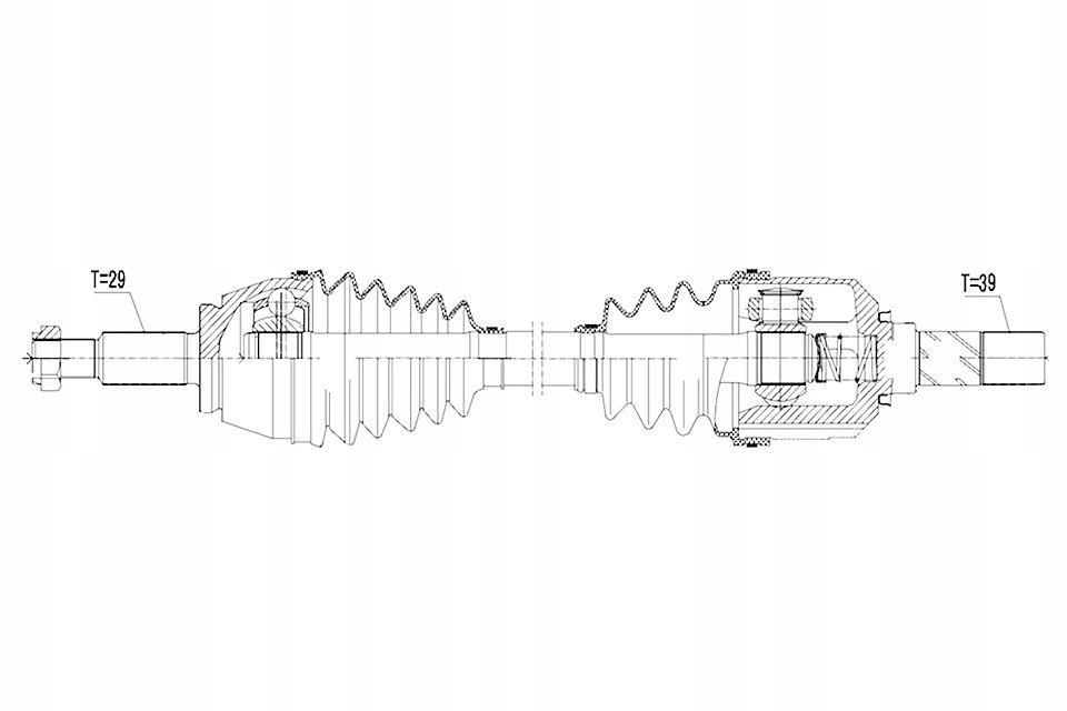 фото №2, Привідний вал привідна renault espace v 1.6dci 15- ліва, mtm