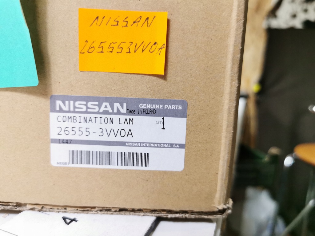 фото №7, Лампа правий задня nissan note 2013- оригінальний номер 26555-3vv0a