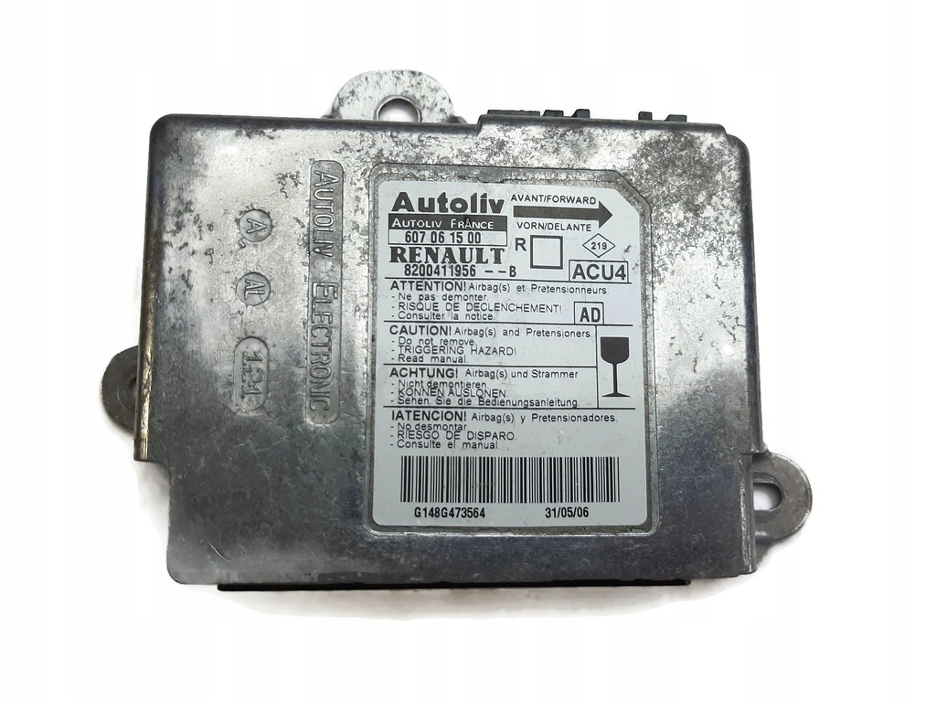 фото №1, Reneult scenic ii подушка безопасности датчик 8200411956