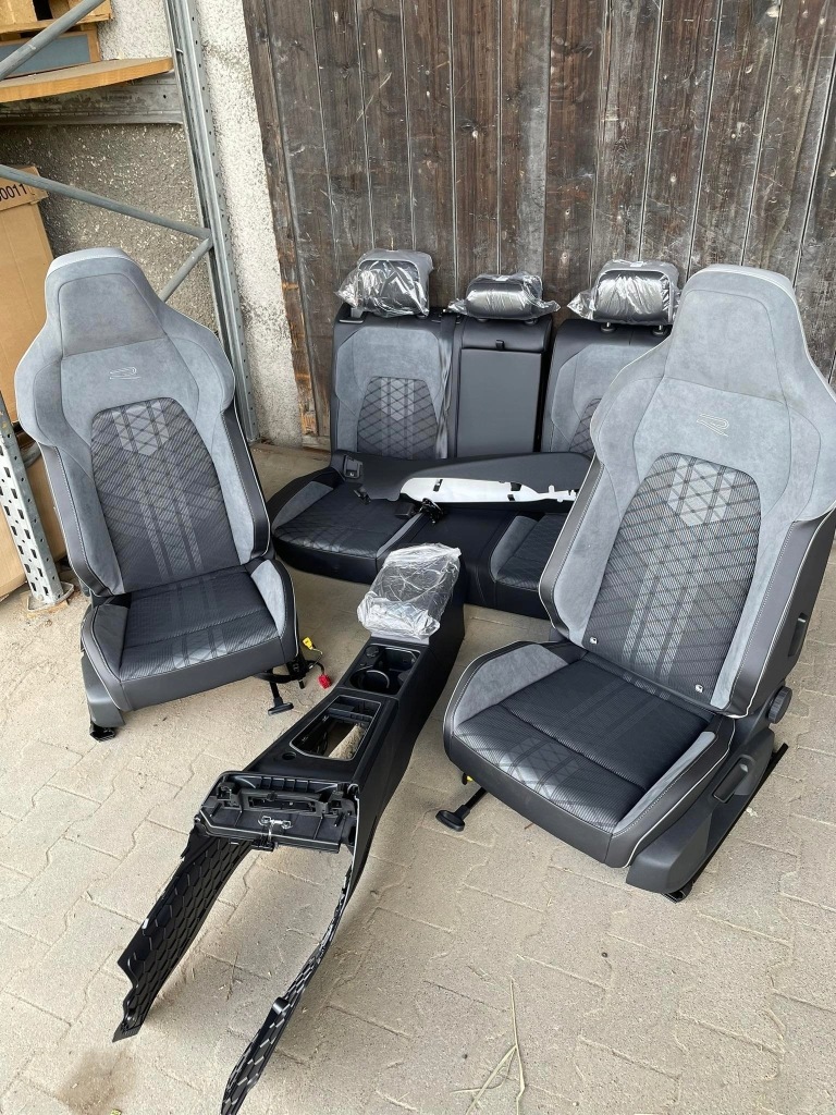 фото №14, Vw golf 8 viii r сиденья ковшеобразные туннель обшивки