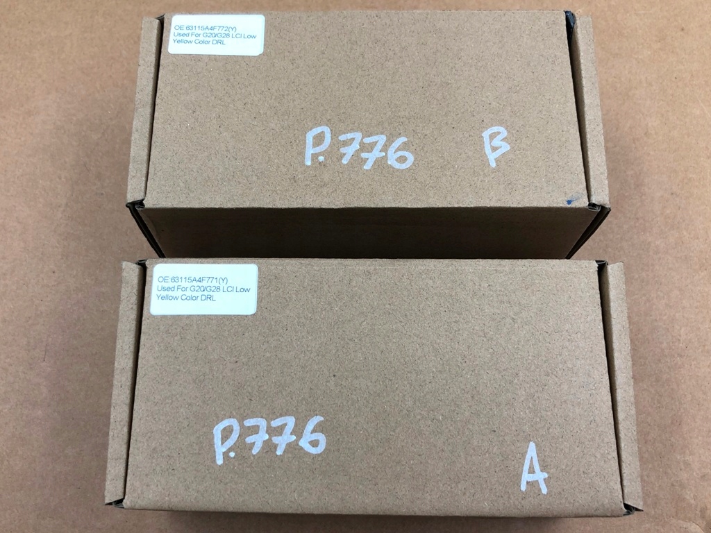 фото №9, Led drl модули левый правый 5a57073 5a57074 жёлтые do bmw 3 g20 g21 g28 lci