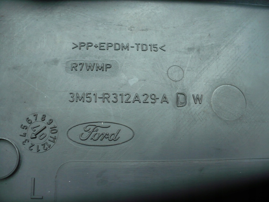 фото №3, Заглушка защита крышка бардачка ford c-max mk1 lift 2.0tdci