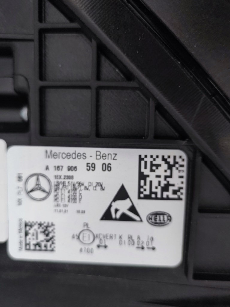 фото №8, Mercedes gle w167 лампа multibeam ліва nowa