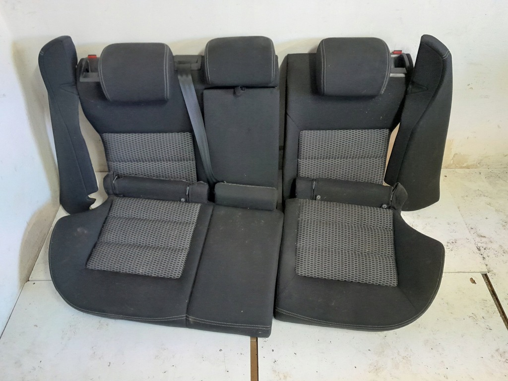 фото №7, Octavia ii lift 13r сидіння заднє сидіння оббивка підігрів