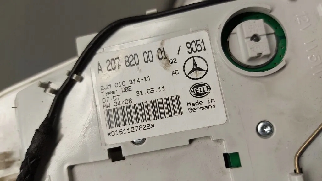 фото №7, Mercedes e w207 a207 cabrio лампа потолочный