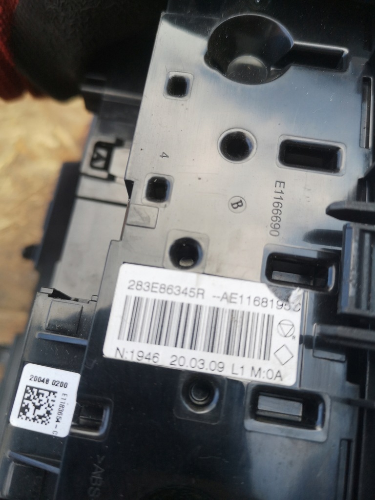 фото №8, Renault clio v панель управление панель кондиционера 275100936r