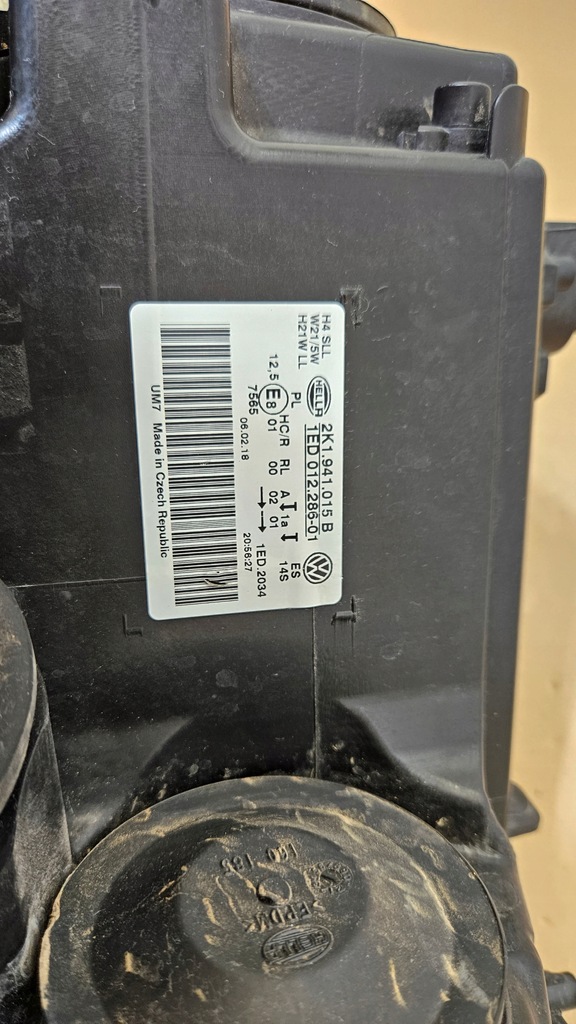 фото №11, Лампа перед ліва vw caddy iii lift 2k1941015b