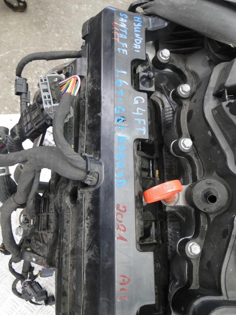 Двигатель комплектный  hyundai kia 1.6 t-gdi g4ft santa fe tucson 2021r Доставка