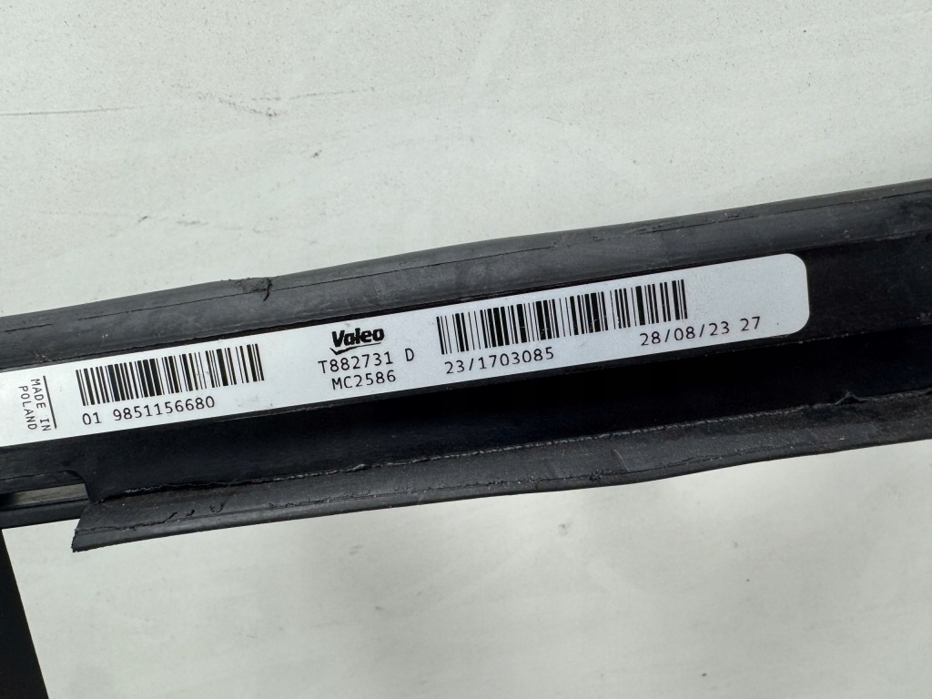 Peugot e-308 3 rifter рамка радіатора оригінал  радіатор 9851156680 Оригінал