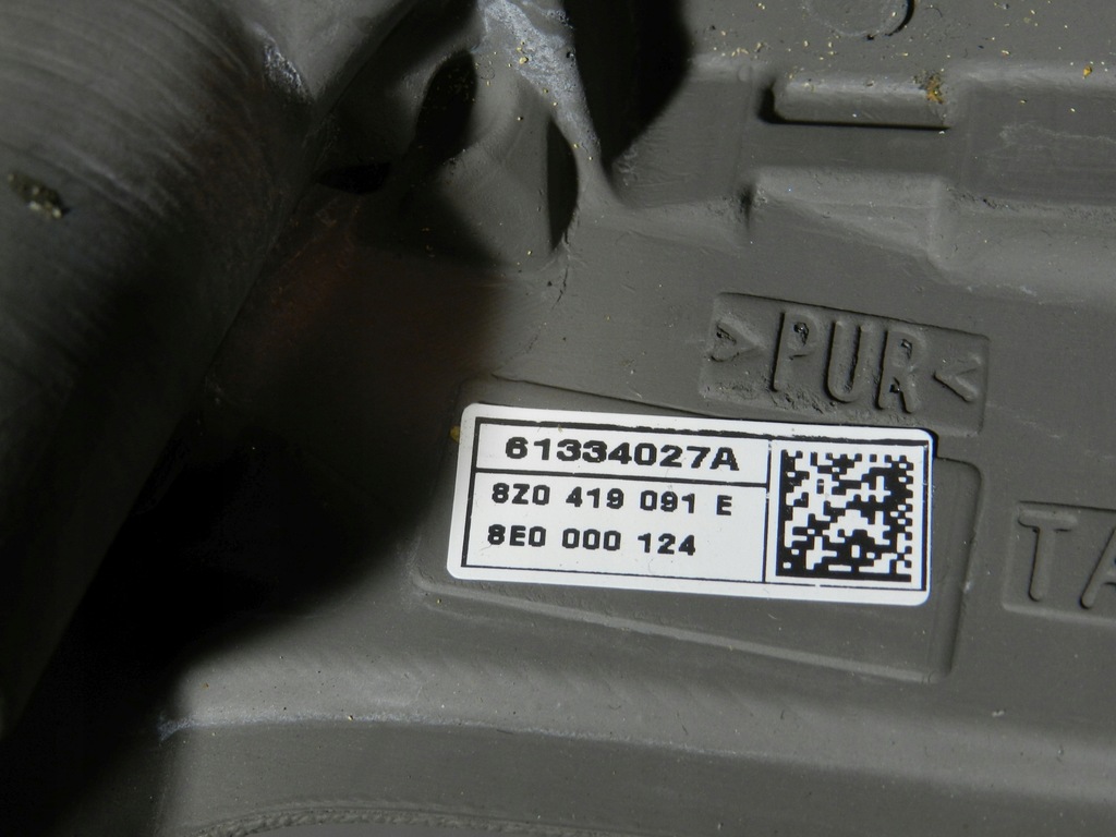 фото №11, Audi a8 d2 lift fl a3 a6 повітропровід шкіра бежева 8z0419091e 8e0000124