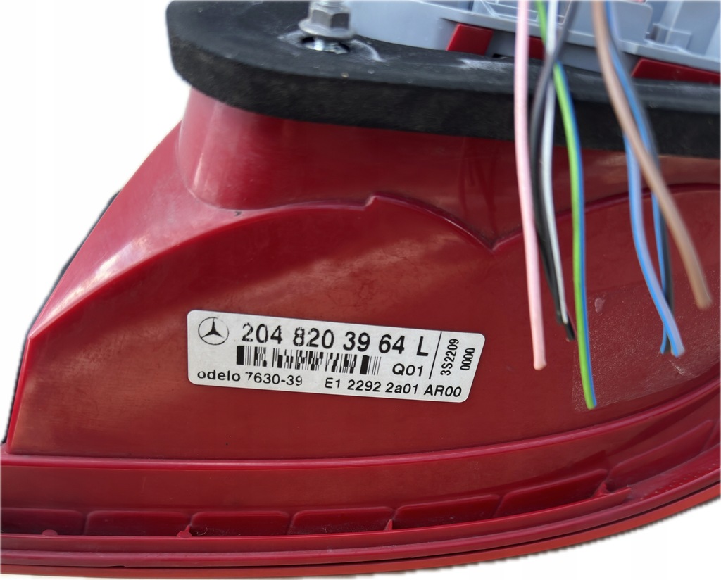 фото №10, Лампа задняя левая led комплектная mercedes c w204 combi 2048203964 оригинал