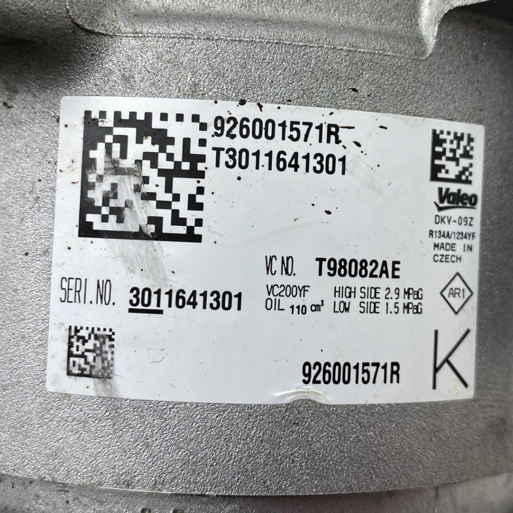 фото №16, Компрессор кондиционера dacia duster ii sandero ii