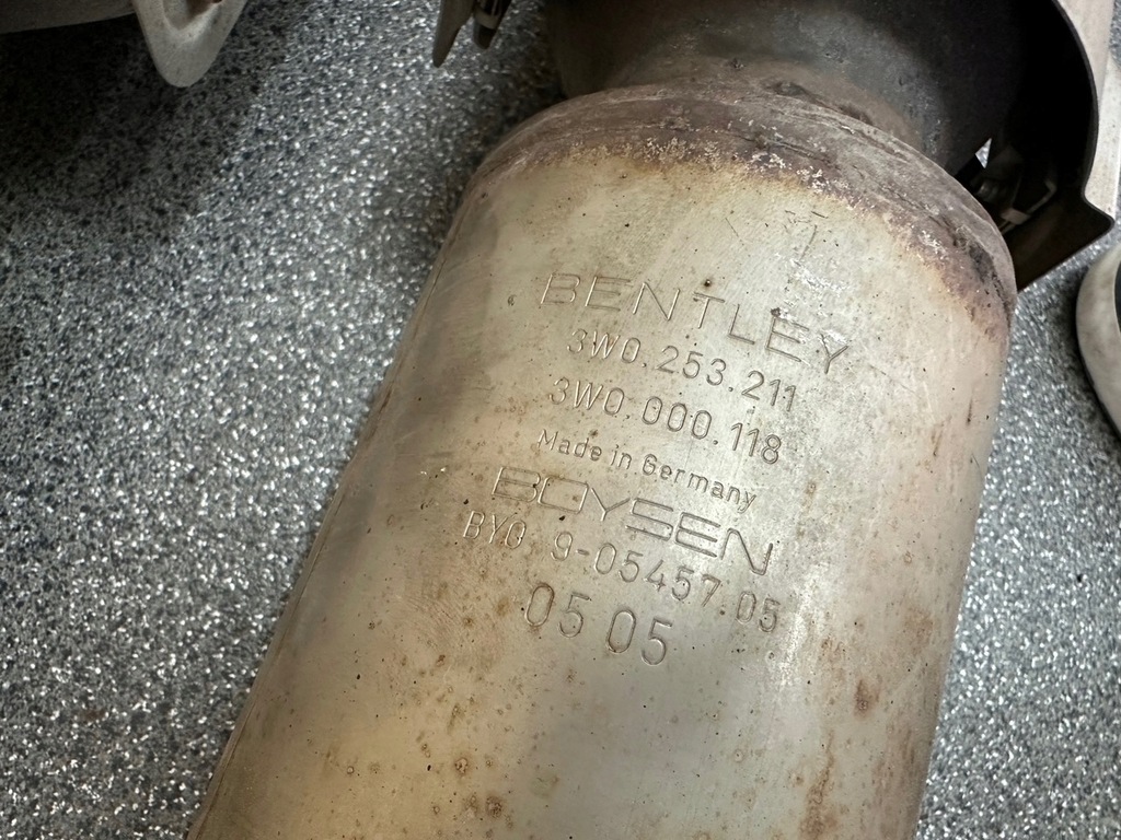 фото №5, Bentley flying spur труба вихлопна вихлоп каталізатор exhaust 3w5254600