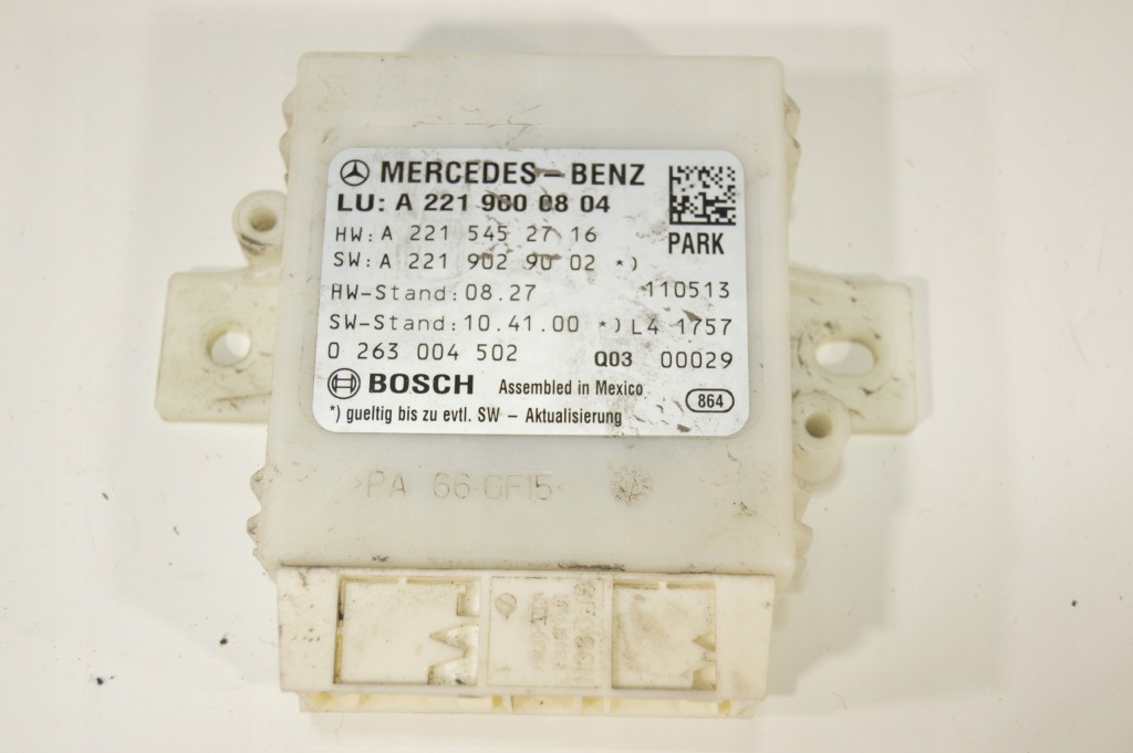 фото №1, Модуль блок управления pdc mercedes w221 lift s350