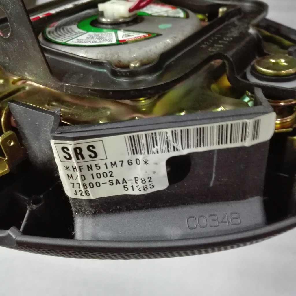 фото №8, Honda jazz ii набор подушка безопасности ремни обычное комплект